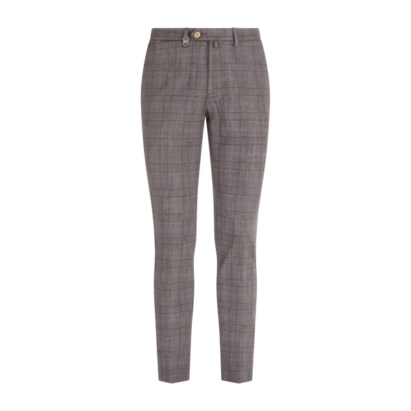 Barbati - Pantalone marrone Cyrus fantasia check per uomo | p-cyrus-s 225632