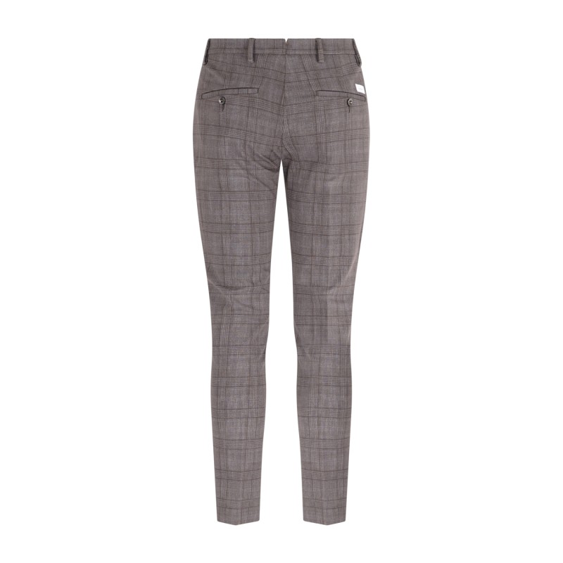 Barbati - Pantalone marrone Cyrus fantasia check per uomo | p-cyrus-s 225632