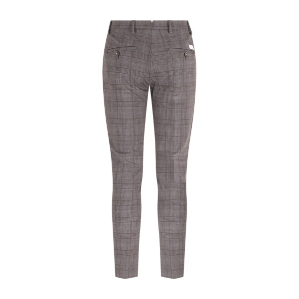 Barbati - Pantalone marrone Cyrus fantasia check per uomo | p-cyrus-s 225632