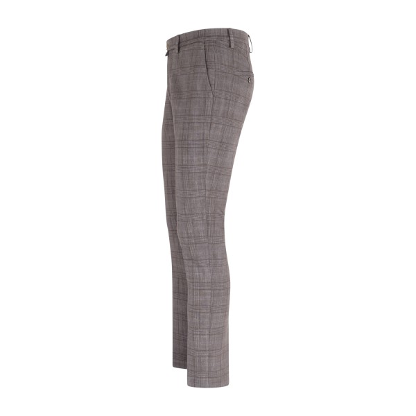 Barbati - Pantalone marrone Cyrus fantasia check per uomo | p-cyrus-s 225632