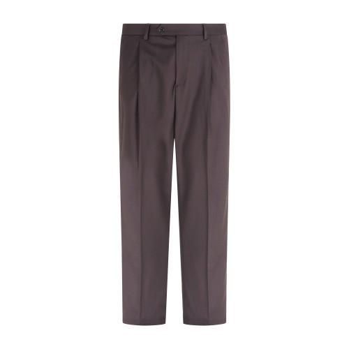 Marsem - Pantalone marrone con fondo a palazzo per uomo | p056 t015 060moro