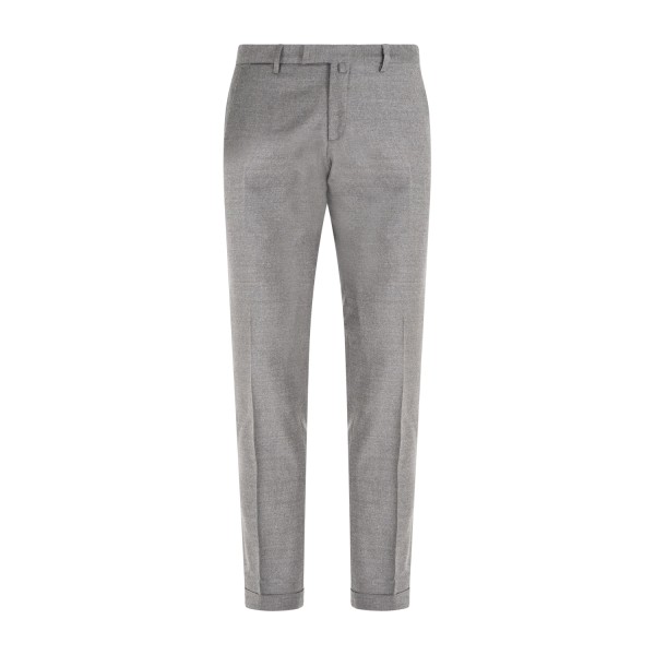 Briglia 1949 - Pantalone marrone Bg03s tasca a filo in lana di Marzotto per