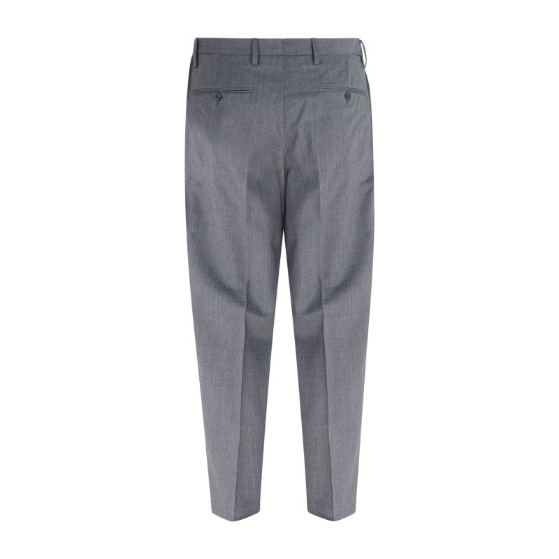 Briglia 1949 - Pantalone grigio Portobellos in lana marzotto per uomo |