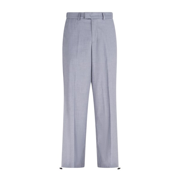 Richmond X - Pantalone grigio Monge taglio dritto con laccio elastico sul fondo