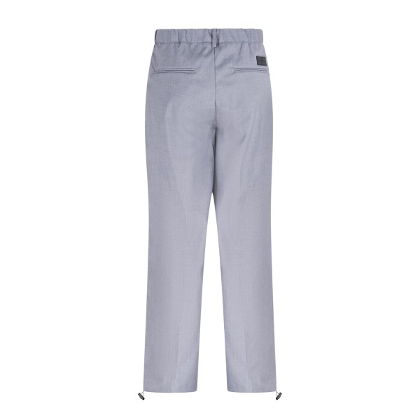 Richmond X - Pantalone grigio Monge taglio dritto con laccio elastico sul fondo
