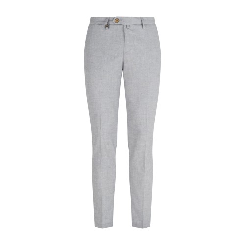 Barbati - Pantalone grigio Cyrus fantasia spigata per uomo | p-cyrus-s 225682
