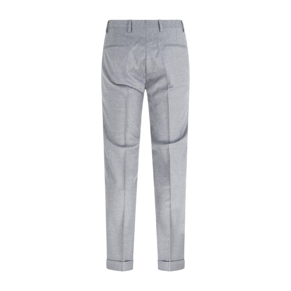 Briglia 1949 - Pantalone grigio Bg03s tasca a filo in lana di Marzotto per uomo