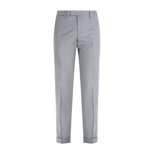Briglia 1949 - Pantalone grigio Bg03s tasca a filo in lana di Marzotto per uomo
