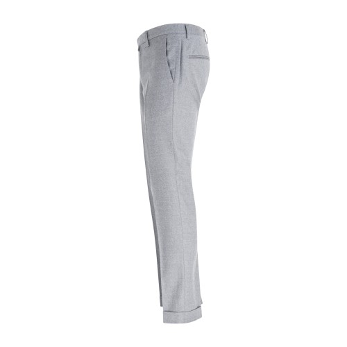 Briglia 1949 - Pantalone grigio Bg03s tasca a filo in lana di Marzotto per uomo 2
