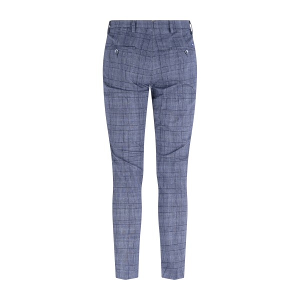 Barbati - Pantalone blu Cyrus fantasia check per uomo | p-cyrus-s 225632