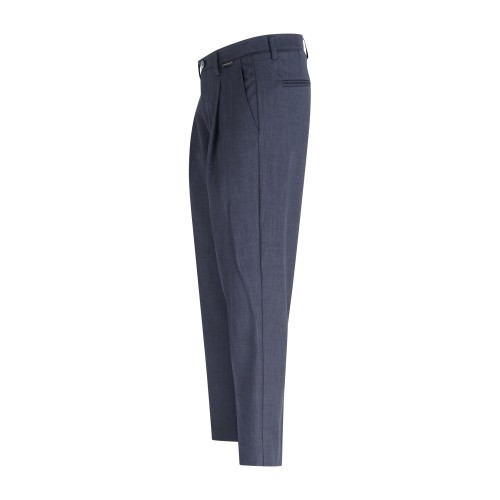 Havana & Co - Pantalone blu con pence effetto jeans per uomo | h7669 g5637 50blu 2