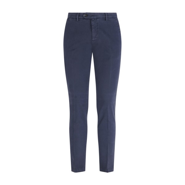 Briglia 1949 - Pantalone blu Bg04 tasca a filo in cotone per uomo | bg04 400008