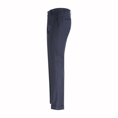 Briglia 1949 - Pantalone blu Bg03s tasca a filo in lana di Marzotto per uomo | 2