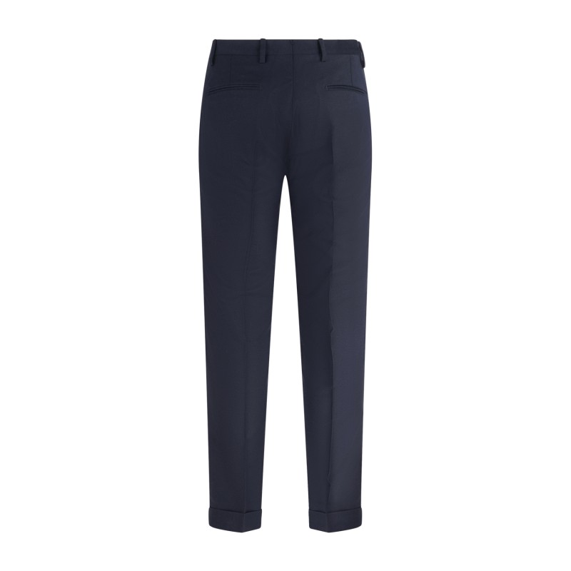 Briglia 1949 - Pantalone blu Bg03s tasca a filo in lana di Marzotto per uomo |