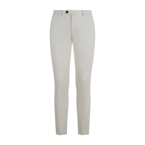 Briglia 1949 - Pantalone bianco Bg04 tasca a filo in cotone per uomo | bg04