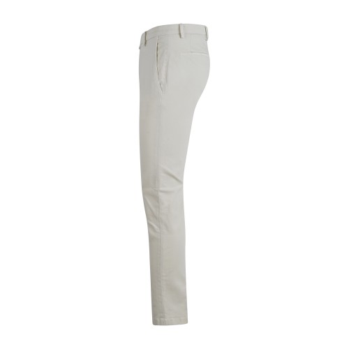 Briglia 1949 - Pantalone bianco Bg04 tasca a filo in cotone per uomo | bg04 2