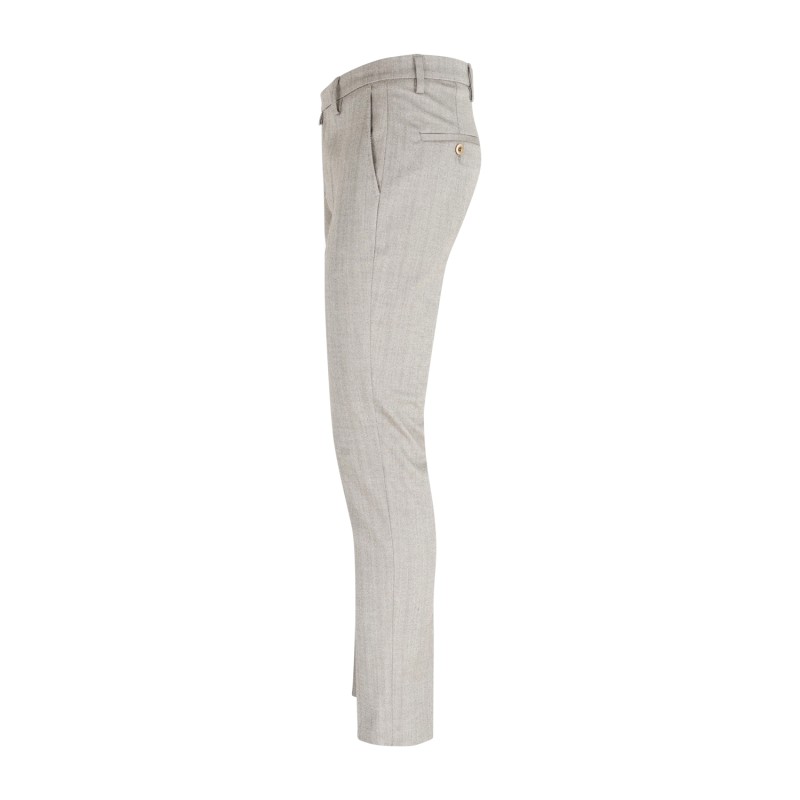 Barbati - Pantalone beige Cyrus fantasia spigata per uomo | p-cyrus-s 225682