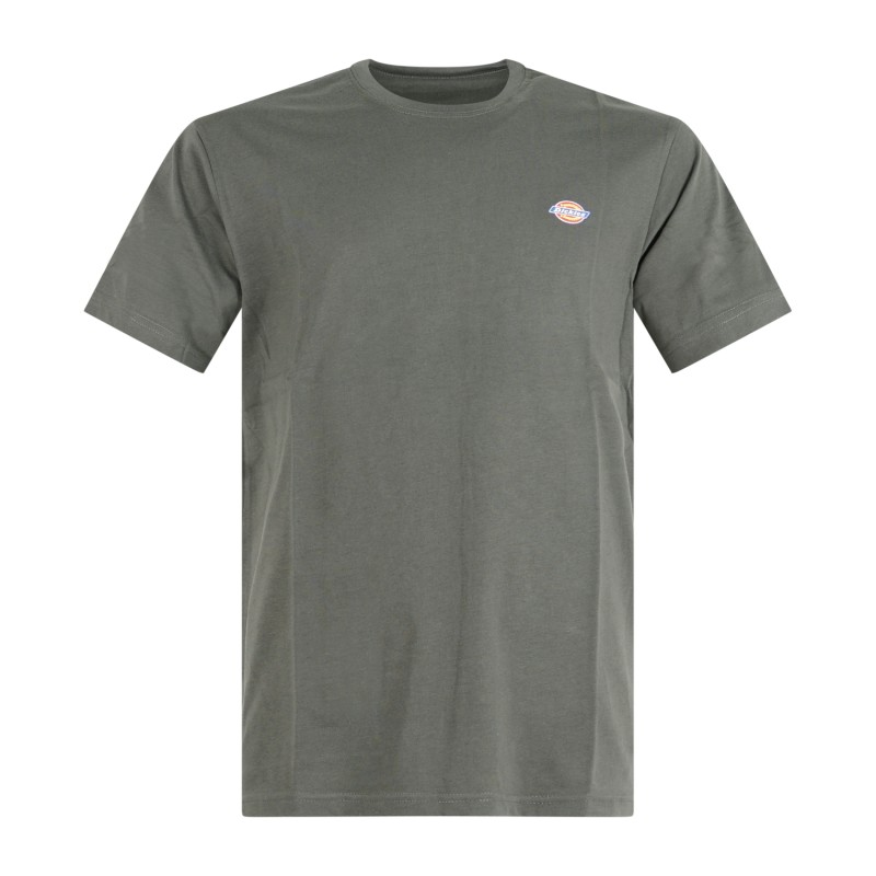 Dickies - T-shirt verde Mapleton con stampa logo sul fronte per uomo |