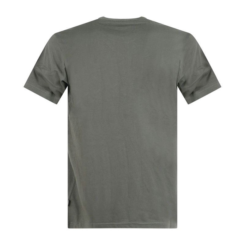 Dickies - T-shirt verde Mapleton con stampa logo sul fronte per uomo |