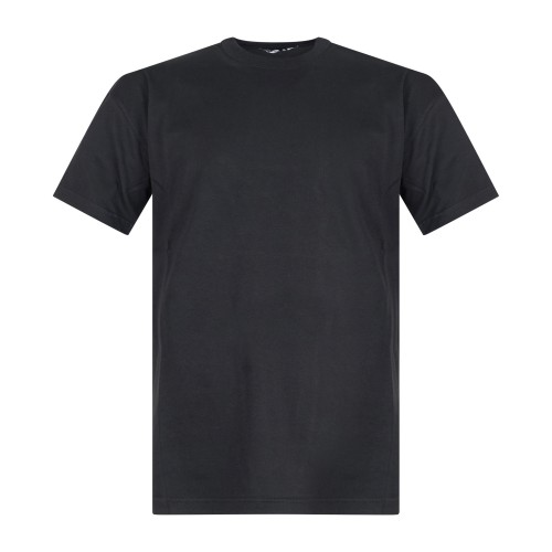 Daniele Alessandrini - T-shirt girocollo nera con vestibilità relaxed per uomo