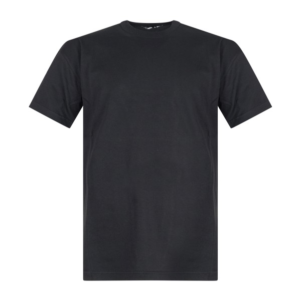 Daniele Alessandrini - T-shirt girocollo nera con vestibilità relaxed per uomo