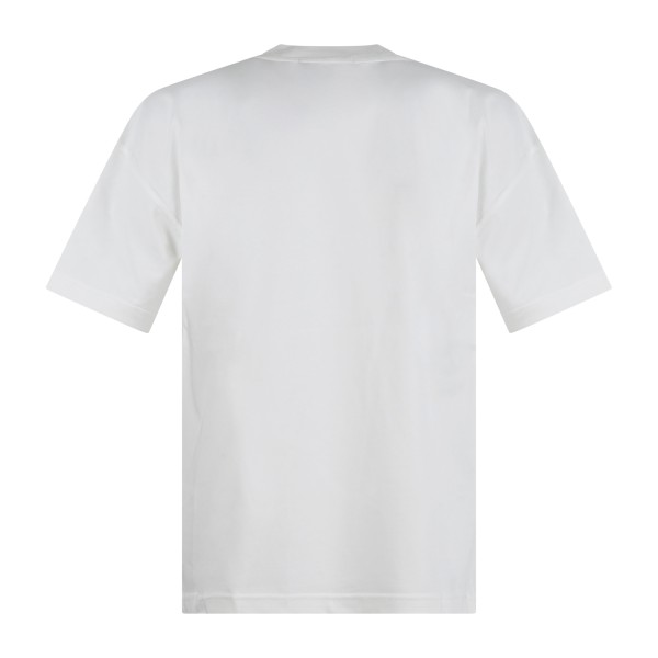 Daniele Alessandrini - T-shirt girocollo bianca con vestibilità relaxed per Daniele Alessandrini - T-shirt girocollo bianca con vestibilità relaxed per