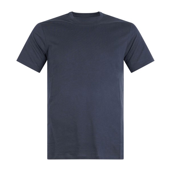 Armani Exchange - T-shirt blu in cotone Pima per uomo | 8nzt74 zja5z 1510