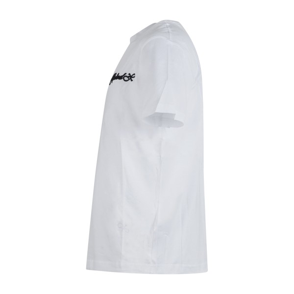 Richmond X - T-shirt bianco Pemeg con ricamo logo sul petto per uomo |