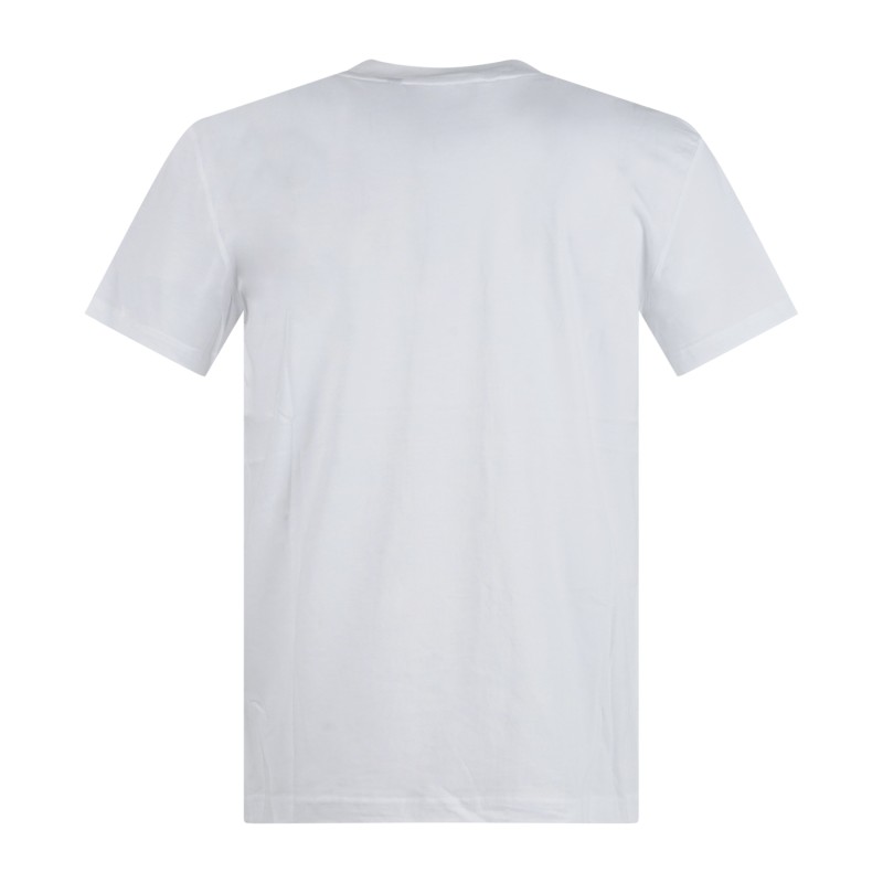 Richmond X - T-shirt bianco Pemeg con ricamo logo sul petto per uomo |