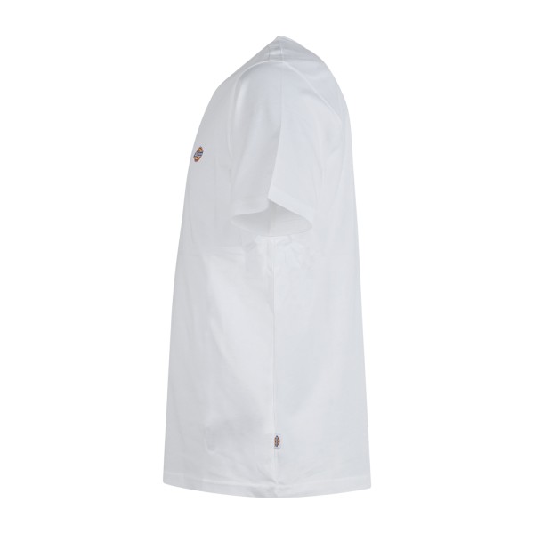 Dickies - T-shirt bianco con stampa logo sul fronte per uomo | dk0a4xdbwhx1