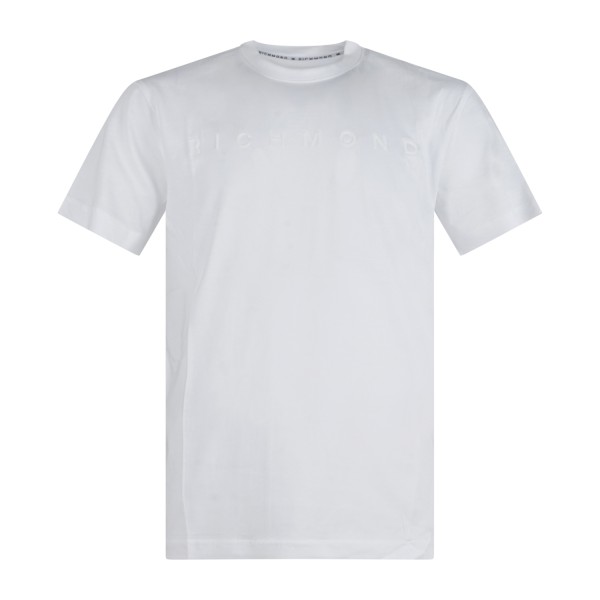 Richmond X - T-shirt bianca Patum con stampa logo gommata sul petto per uomo |