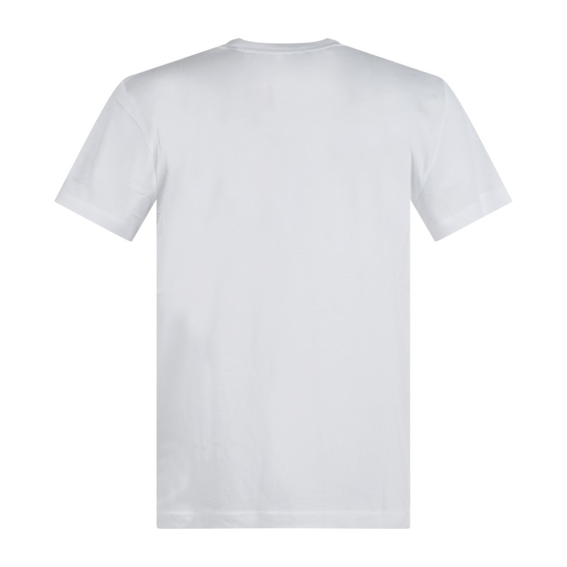 Richmond X - T-shirt bianca Patum con stampa logo gommata sul petto per uomo |