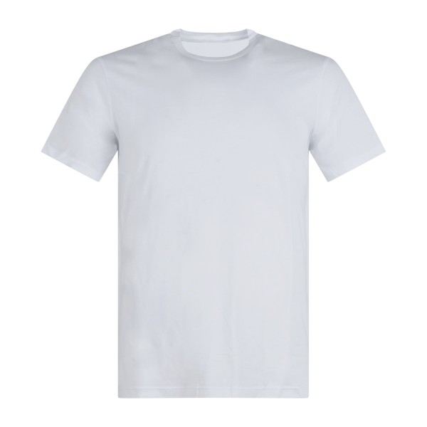 Armani Exchange - T-shirt bianca in cotone Pima per uomo | 8nzt74 zja5z 1100