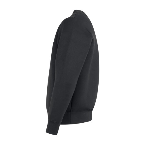 Armani Exchange - Felpa nera girocollo in scuba con patch logo sul petto per 2