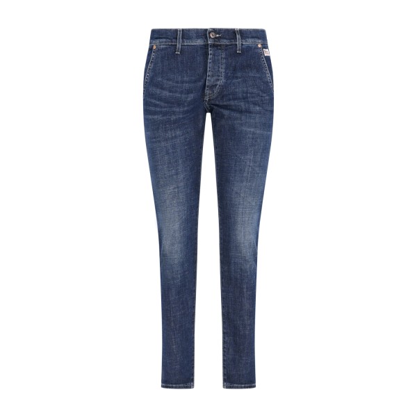Roy Roger's - Jeans denim scuro tasca a filo new elias harlem denim slim fit