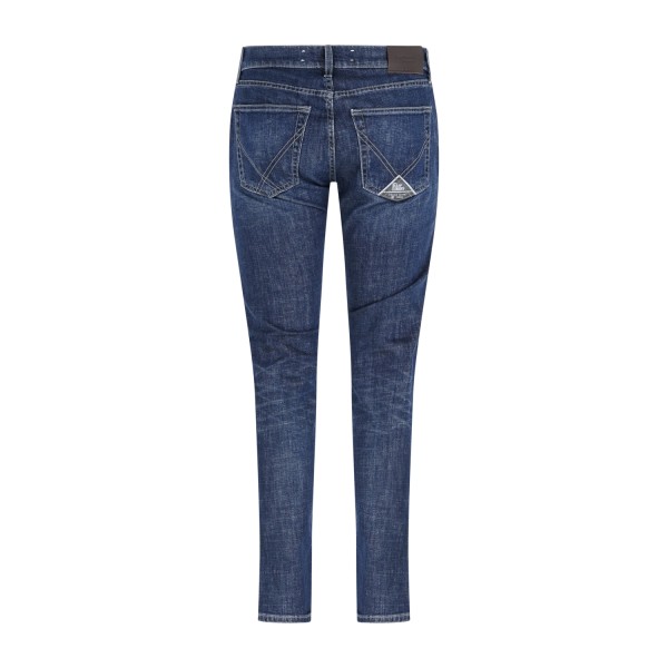 Roy Roger's - Jeans denim scuro tasca a filo new elias harlem denim slim fit