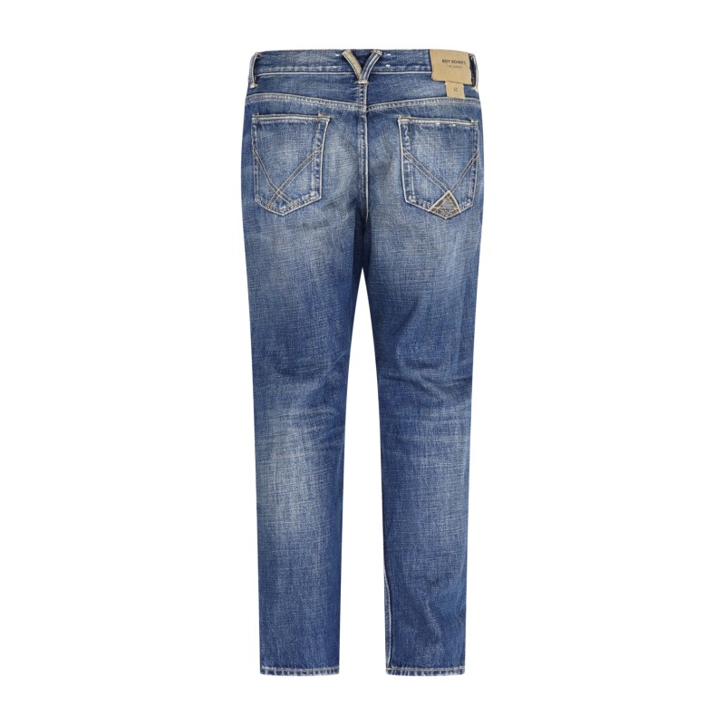 Roy Roger's - Jeans denim medio Re-Search 5 tasche dapper per uomo |