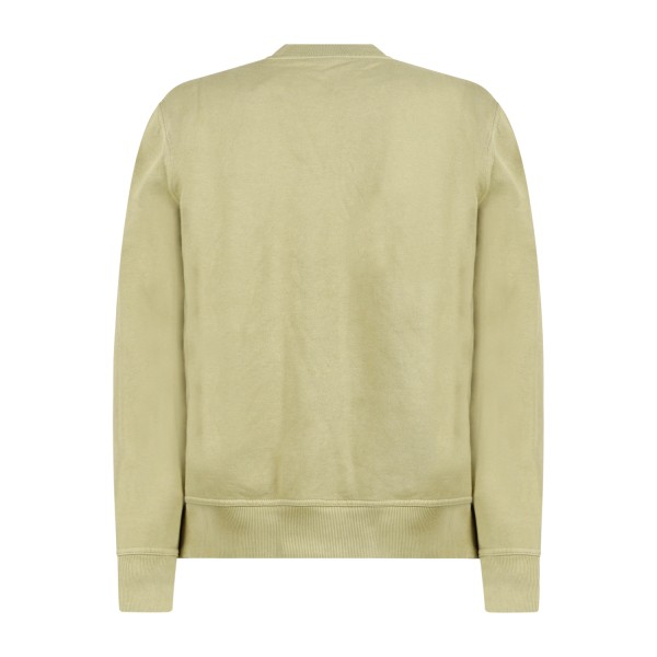 Dickies - Felpa verde Plentywood girocollo e ricamo logo sul petto per uomo |