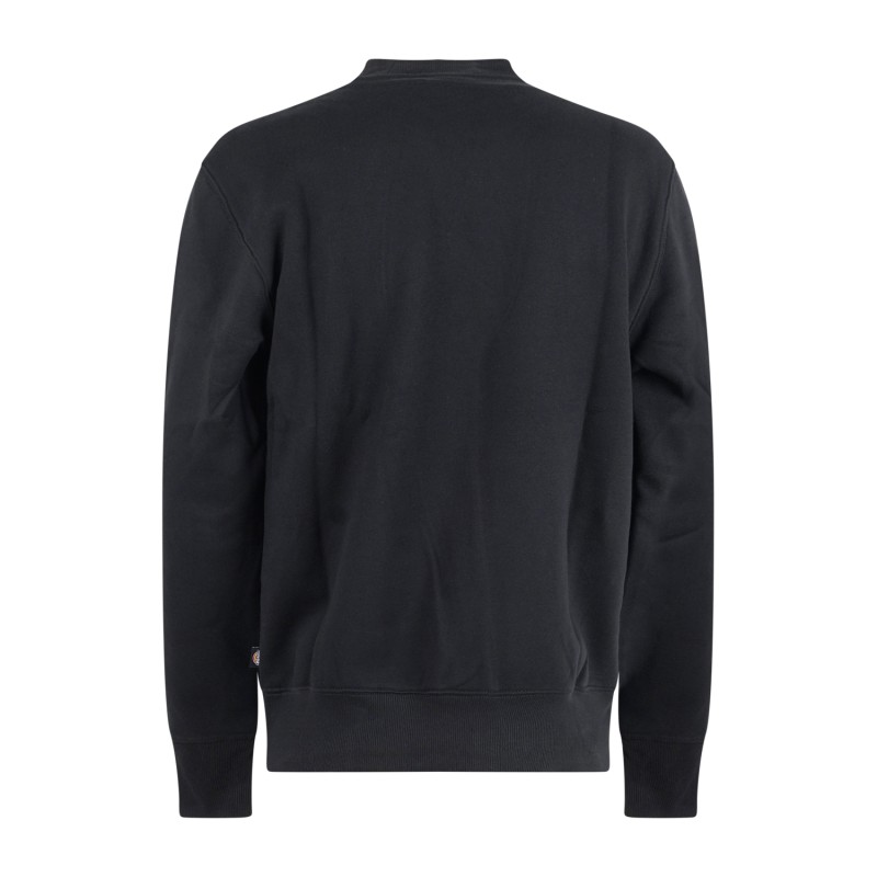 Dickies - Felpa nera Summerdale girocollo e ricamo logo sul petto per uomo |