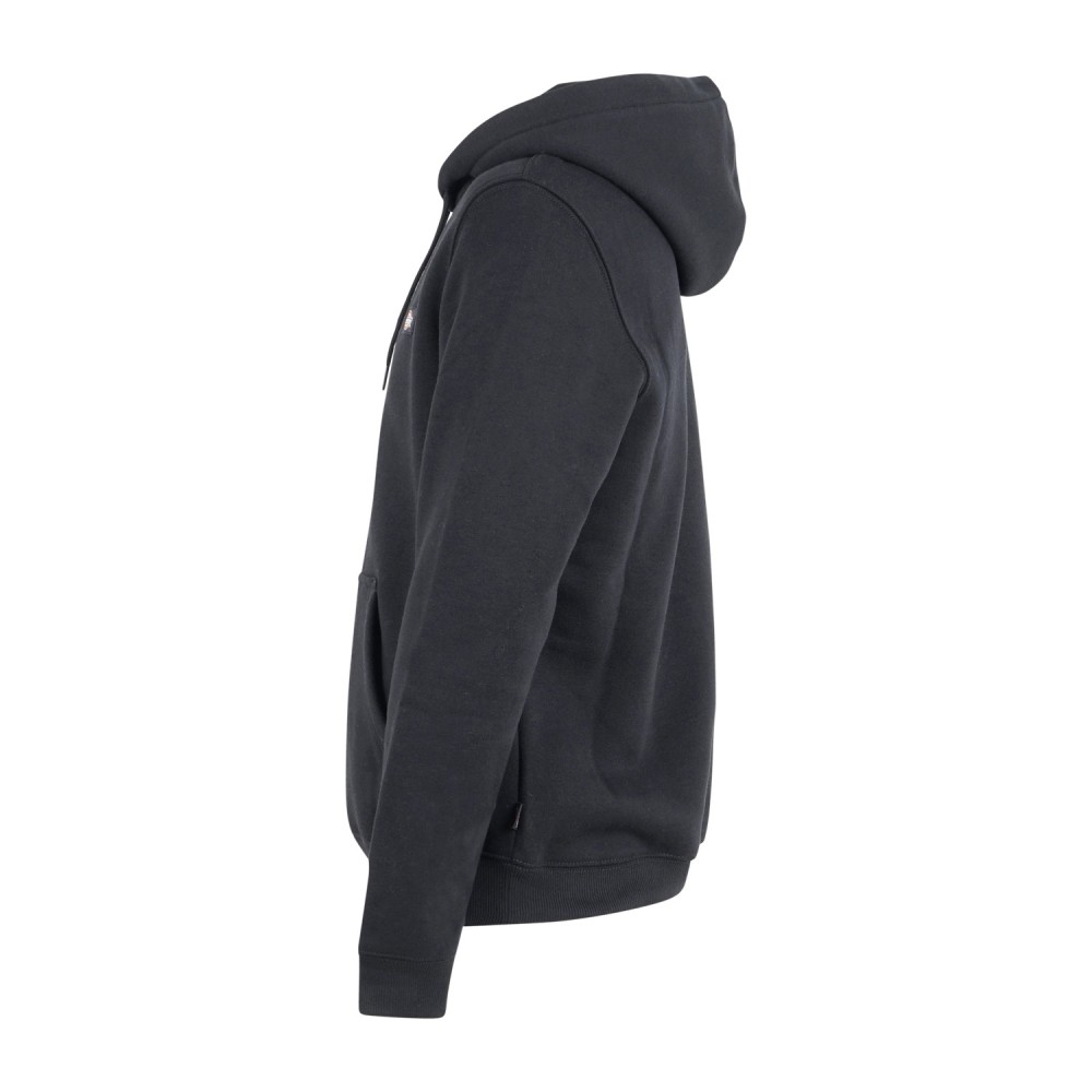 Dickies - Felpa nera con cappuccio con patch logo per uomo | dk0a4xcdblk1