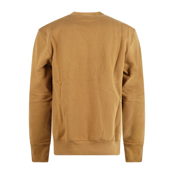 Dickies - Felpa marrone Summerdale girocollo e ricamo logo sul petto per uomo |