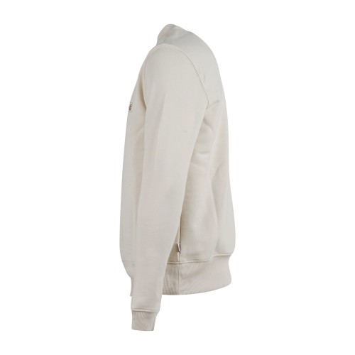 Dickies - Felpa beige Oakport girocollo e patch logo sul petto per uomo | 2