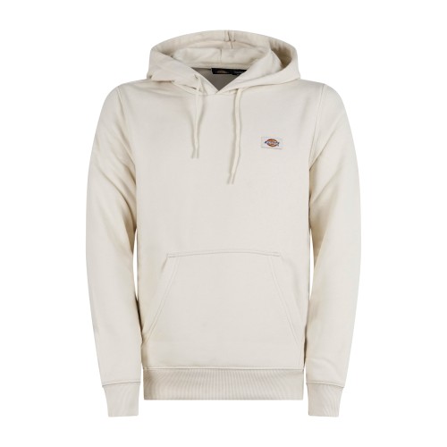 Dickies - Felpa beige con cappuccio con patch logo per uomo | dk0a4xcdf901