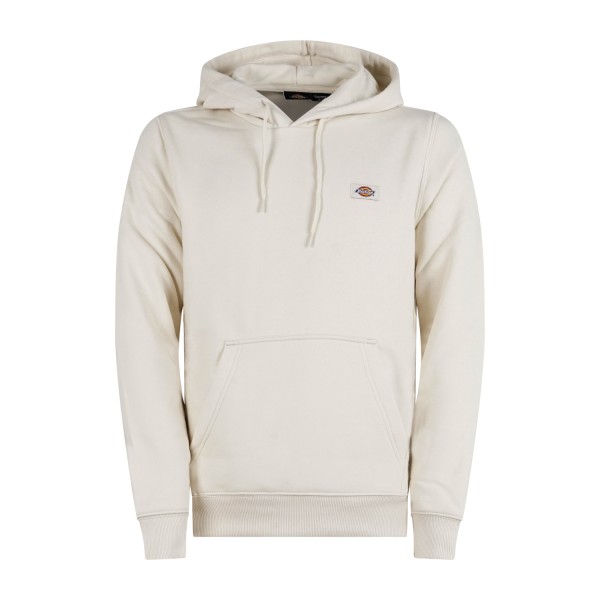 Dickies - Felpa beige con cappuccio con patch logo per uomo | dk0a4xcdf901