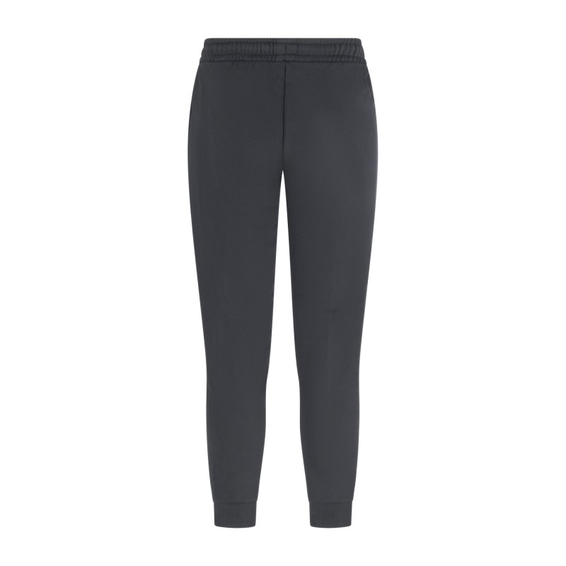 Richmond X - Pantalone tuta nero Fleece con stampa logo sul fronte per uomo |