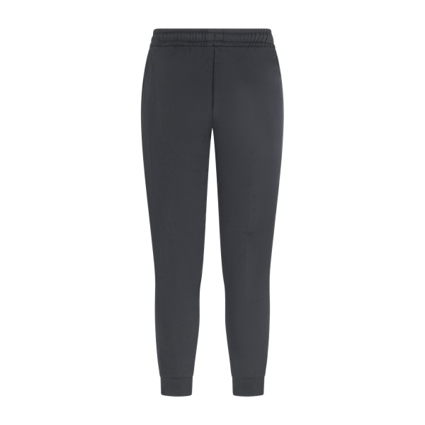 Richmond X - Pantalone tuta nero Fleece con stampa logo sul fronte per uomo |