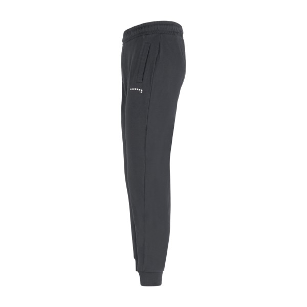 Richmond X - Pantalone tuta nero Fleece con stampa logo sul fronte per uomo |