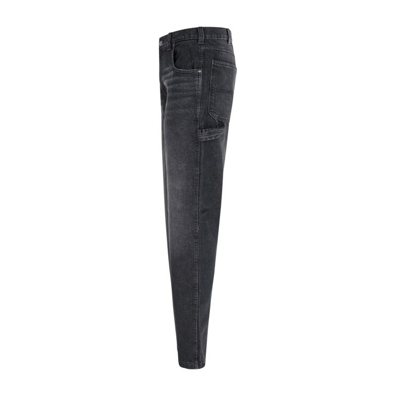 Dickies - Jeans nero Garyville 5 tasche con tasca laterale per uomo |