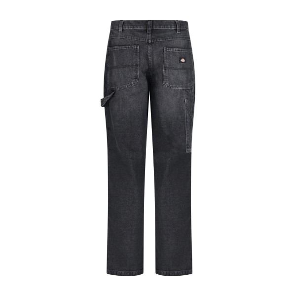 Dickies - Jeans nero Garyville 5 tasche con tasca laterale per uomo |