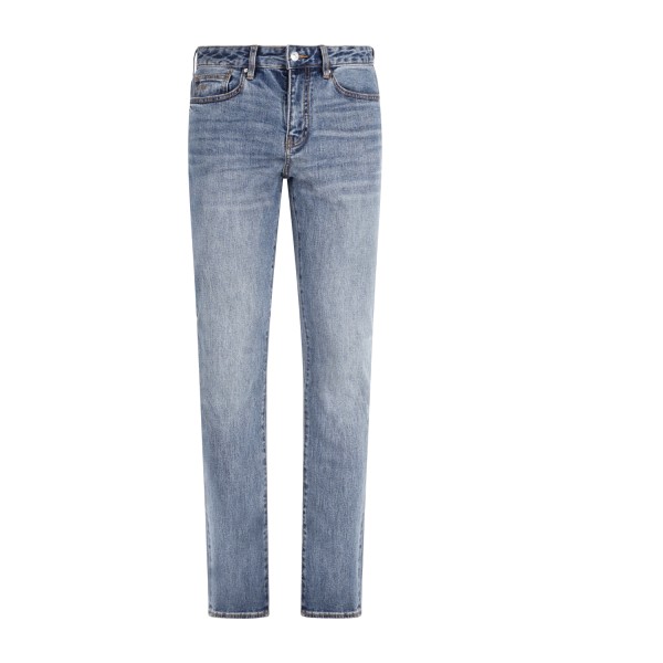 Armani Exchange - Jeans denim medio 5 tasche stretch slim fit per uomo |